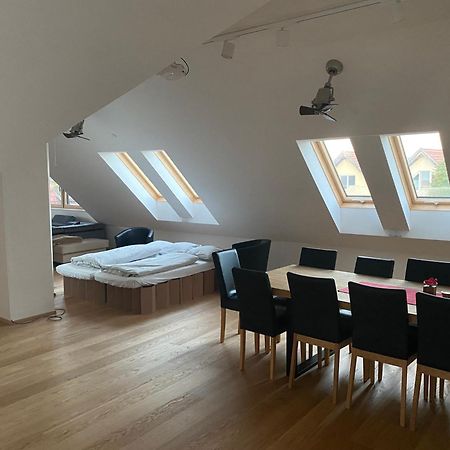 Salzburg-Loft Im Stadtteil Leopoldskron-Moos 120Qm Mit Balkon & Untersbergblick Kültér fotó