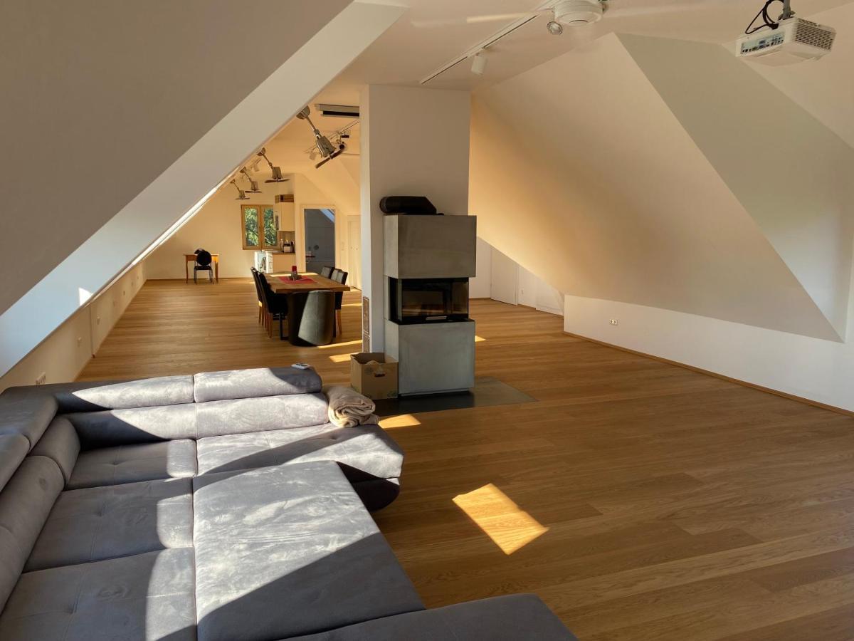 Salzburg-Loft Im Stadtteil Leopoldskron-Moos 120Qm Mit Balkon & Untersbergblick Kültér fotó